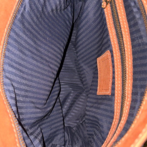 Coach Vintage 1995 Sonoma Nubuc Bucket Bag 4932 Made in USA Terracotta - Picture 5 of 11